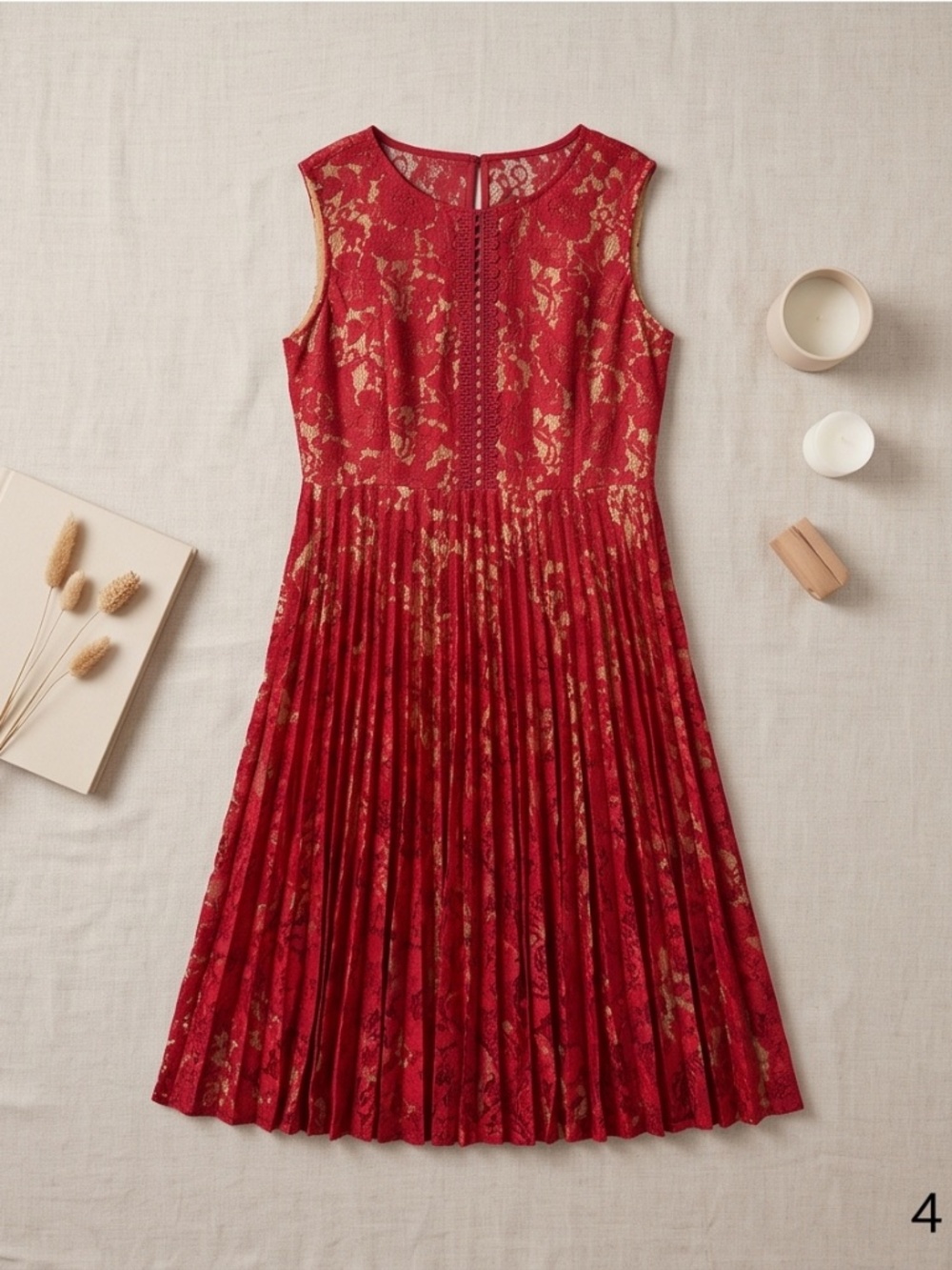 Red Lace Dress
